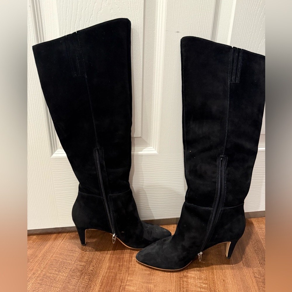 Black suede dolce vita boots